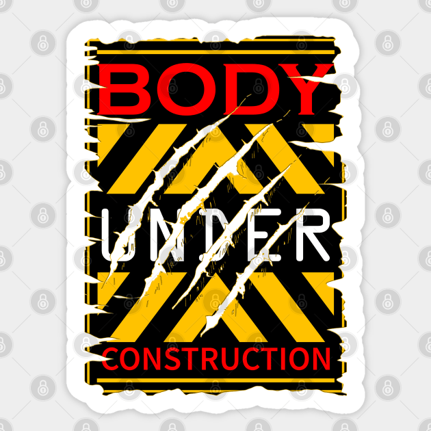 Body under construction patch design Sticker by Color-Lab